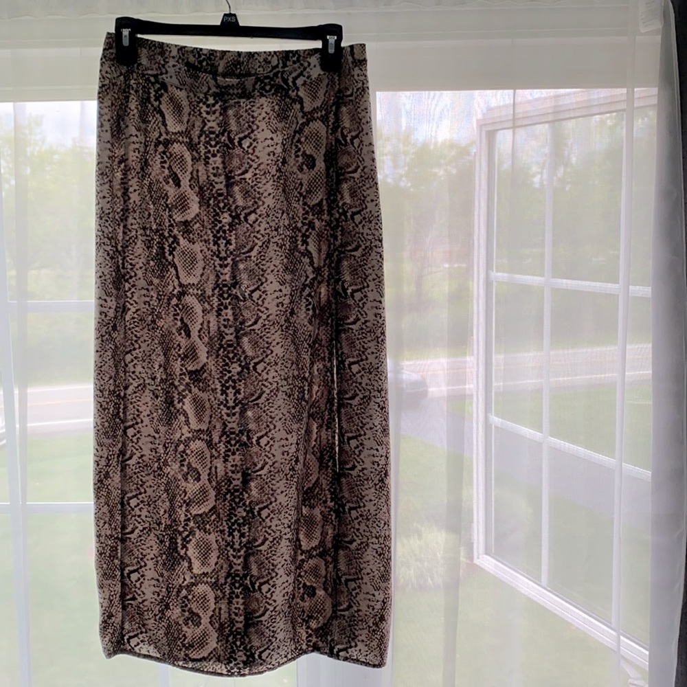 Cheetah print skirt